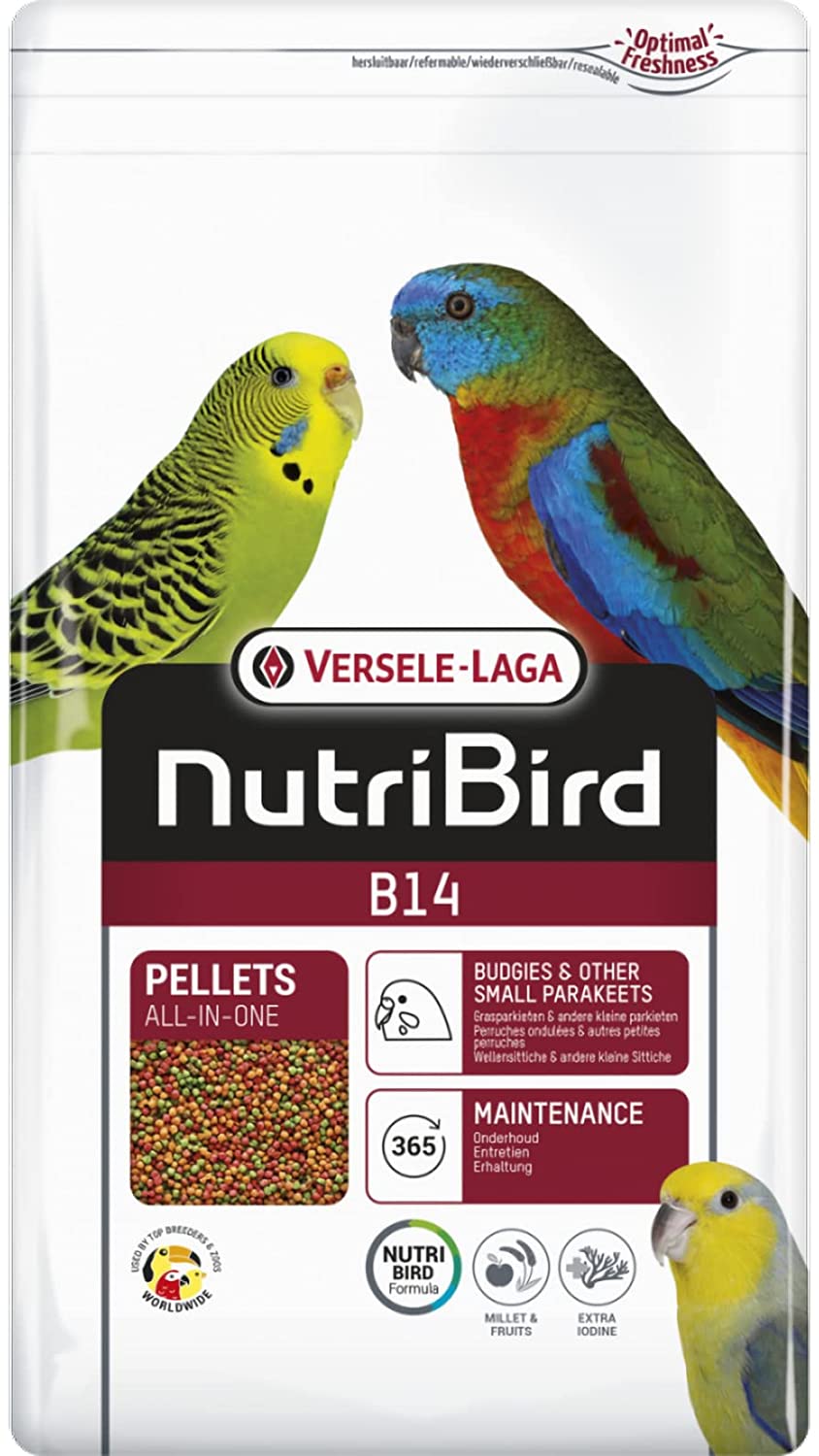 Versele-Laga Nutribird B14 Tropical 800g Alimento in Pellets per Pappagalli Versele-Laga Nutribird B14 Tropical 800g Alimento in Pellets per Pappagalli